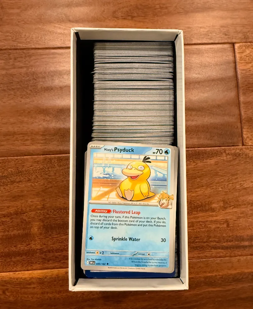Full ETB with random cards, common, lightly played, mixed rarity/bulk